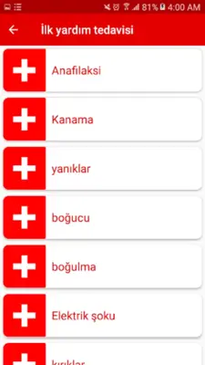 İlk yardım android App screenshot 3